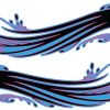 Fun self install decals Wings-to-Fly-in-Black-Peppermint black pink blue swoop
